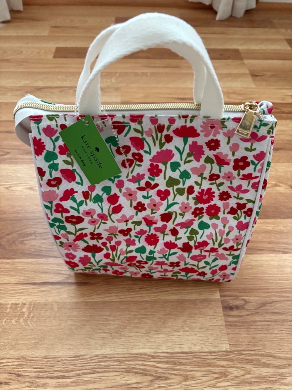 NWT Kate Spade New York Floral pattern Insulated Lunch Bag